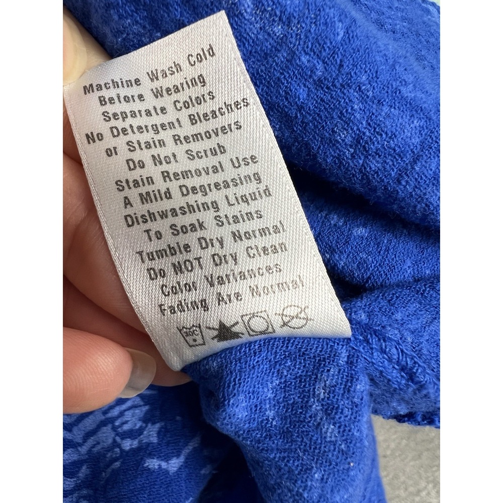 Fresh Produce Peri Blue Lined Skirt- Size Large - Picture 10 of 10
